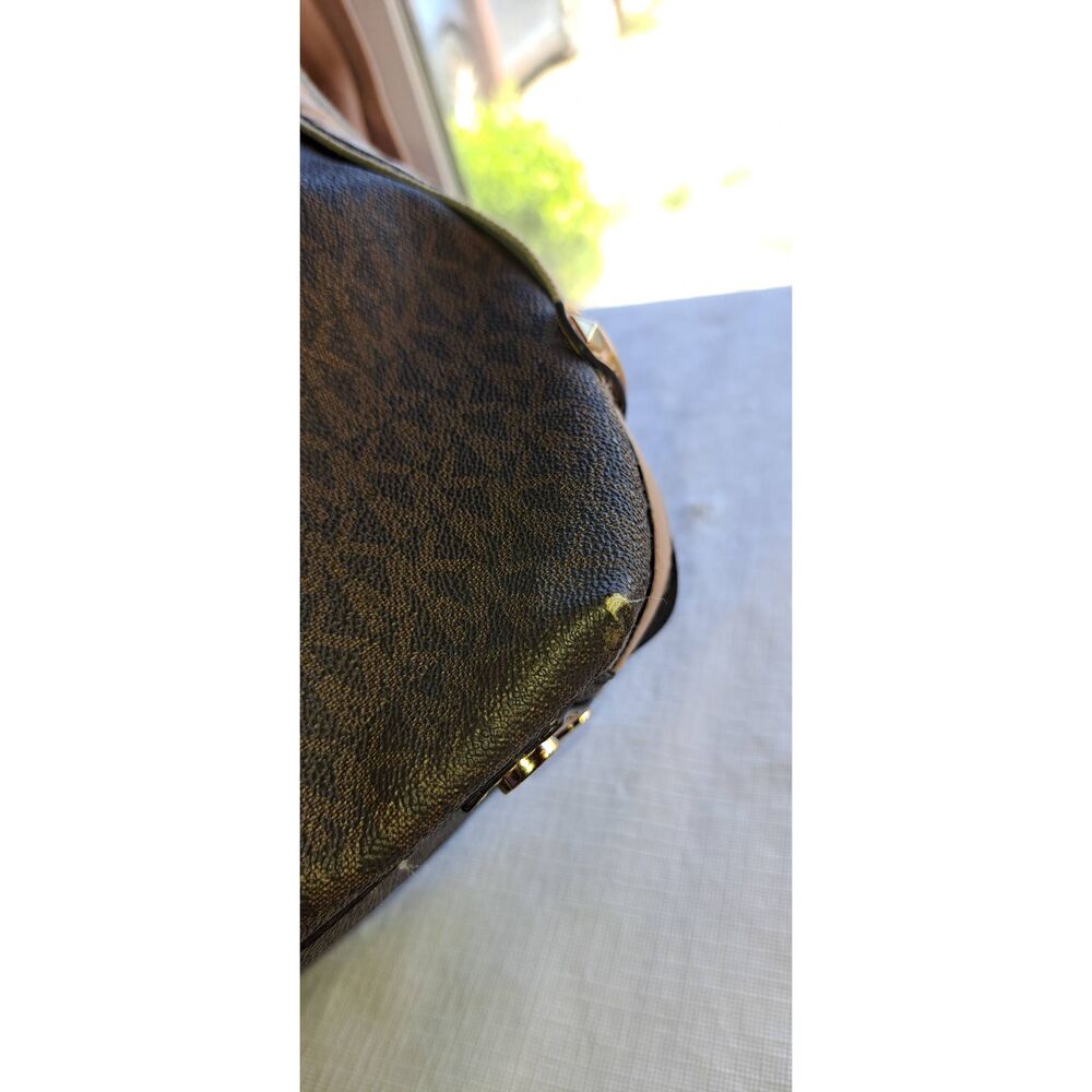 Michael Kors Large Shoulder Bag MK Logo Purse - Picture 13 of 16